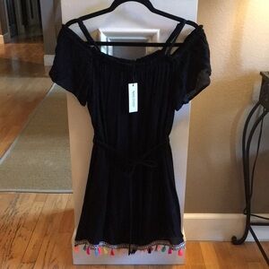 Speed Control NY Black Cold Shoulder Dress